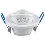 Bewegingssensor Rovy - Inbouw Rond Mat Wit Kunststof, 360° 6, Bricolage & Construction, Systèmes d'alarme, Verzenden