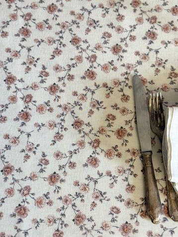 Romantisch tafellaken voor grote tafels. Elegante landelijke, Antiek en Kunst