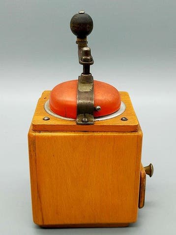 Dienes Kaffeemühle – Vintage Holz Mokkamühle - Koffiemolen -, Antiek en Kunst