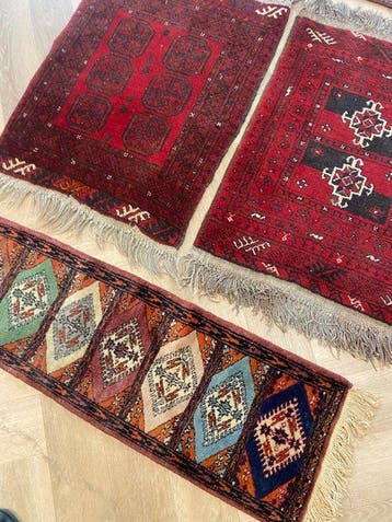 4 x Oosterse Tapijtjes - Tapijt - 125 cm - 31 cm, Huis en Inrichting, Stoffering | Tapijten en Vloerkleden, Nieuw