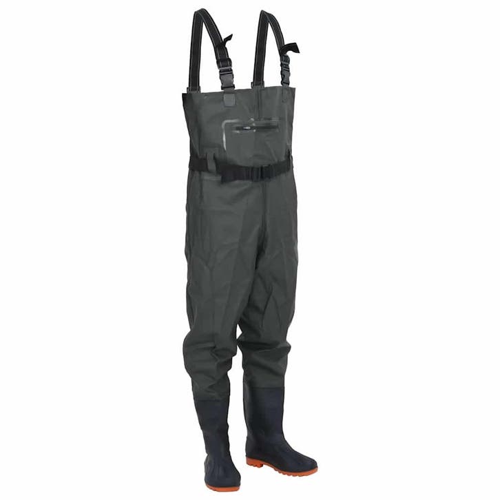 vidaXL Waadpak met laarzen en riem maat 39 donkergroen, Sports nautiques & Bateaux, Pêche à la ligne | Général, Envoi