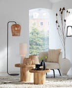2dekans | MARENO Vloerlamp – 164 cm – Mat Zwart – Stijlvolle, Ophalen of Verzenden