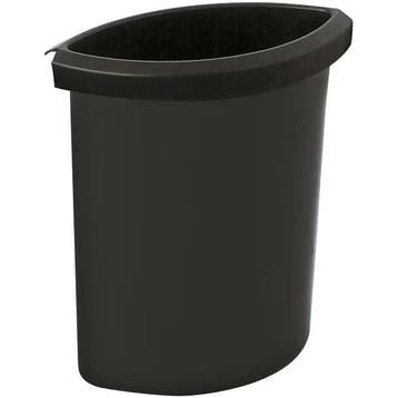 Inzetbakje | Kunststof | Zwart | 6L | Luxus Afvalbakken |, Verzenden, Nieuw in verpakking