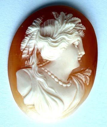 Ondertekend Ceres, de Romeinse godin van de oogst - Cameo