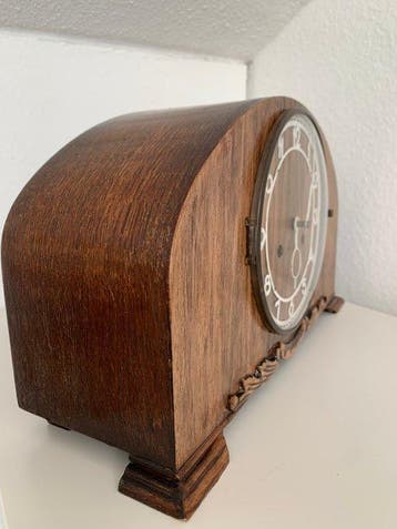 Pendule - Art Deco Hout - 1930-1940 - Art Deco Juba