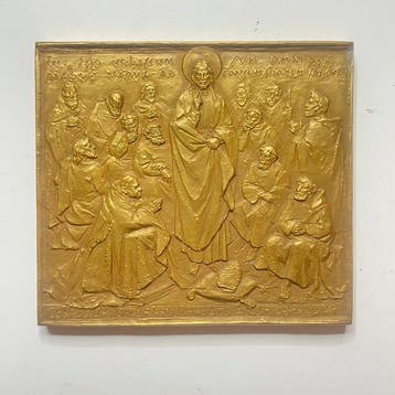 Paus Paulus VI - Enrico Manfrini - Religieuze plaquette -