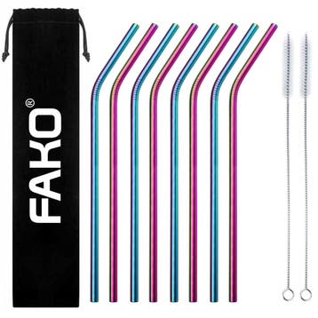 Fako Bijoux - RVS Rietjes - 8 Stuks - Gebogen - 21 cm - 2, Verzenden, Nieuw