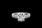 Ring - 14 karaat Witgoud - 2.16ct. tw. Diamant (Lab-grown) -