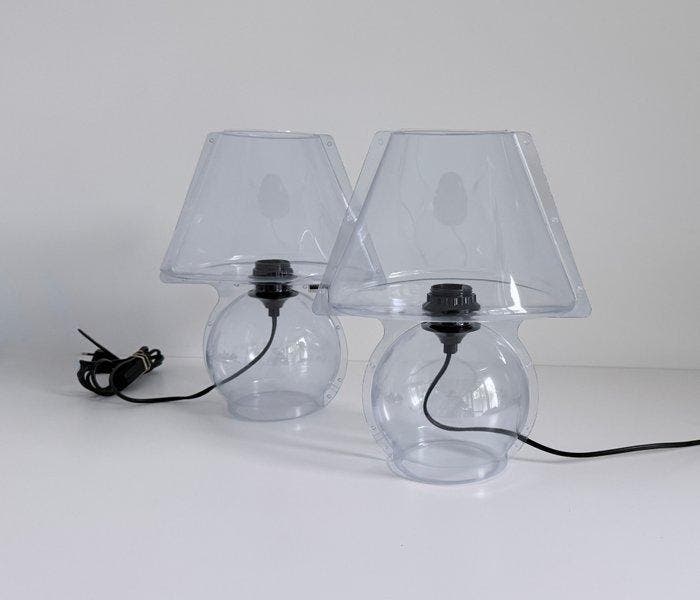 Tafellamp - Blisterlamp - Doorzichtig PET-G materiaal -, Antiquités & Art, Antiquités | Meubles | Chaises & Canapés