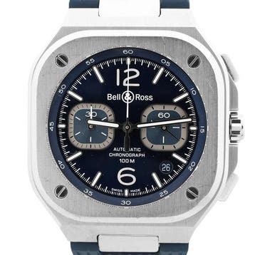 Bell & Ross - BR 05 Chronograph - BR05C-BU-ST/SRB - Heren -, Nieuw