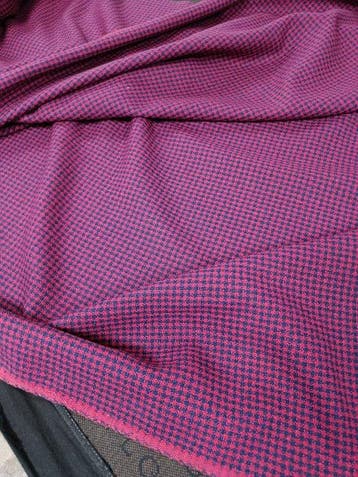 Stupendo tessuto vintage made in Italy in misto lana -