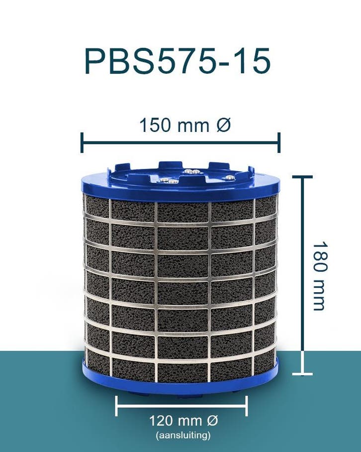 PuriVent SILO plasmafilter voor afzuigkap (schacht 180mm+), Doe-het-zelf en Bouw, Ventilatie en Afzuiging, Nieuw, Verzenden
