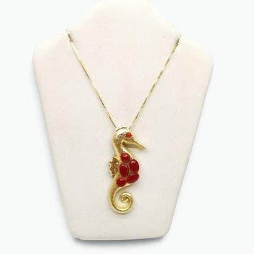 Koraal - Argento 925 - Ketting met hanger - Italiaans, Verzamelen