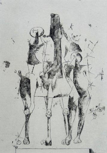 Marino Marini (1901-1980) - Sans-titre - Eau-forte originale