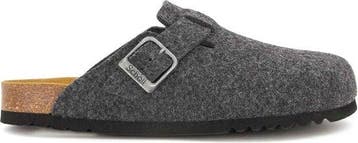 SCHOLL OLIVIER NEW Felt Mens Anthracite FALSO Clogs - Ant..., Verzenden, Nieuw