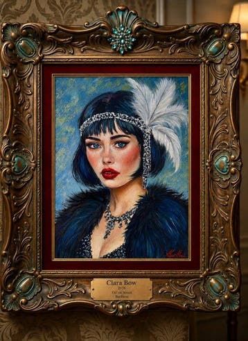 BarBeni (1981) - Portrait Inspired by Clara Bow