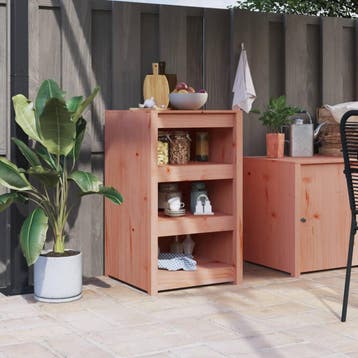 vidaXL Keukenkast voor buiten MEPPEL 55x55x92 cm massief, Verzenden