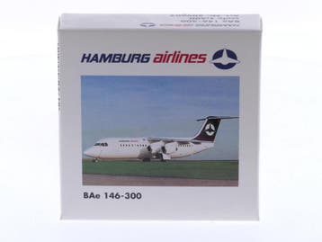 Schaal 1:500 Herpa 509602 Hamburg Airlines BAe 146-300 Re..., Ophalen of Verzenden