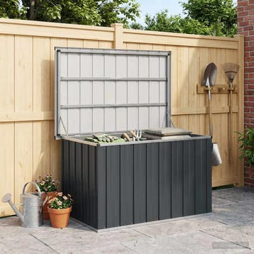 vidaXL Tuinbox 109x67x65 cm antraciet, Verzenden