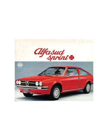 1977 ALFA ROMEO ALFASUD SPRINT BROCHURE DUITS, Nieuw
