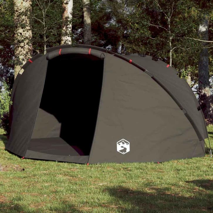 vidaXL Vistent 5-persoons waterdicht bruin, Caravanes & Camping, Tentes, Envoi