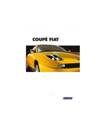 1994 FIAT COUPE BROCHURE NEDERLANDS, Nieuw