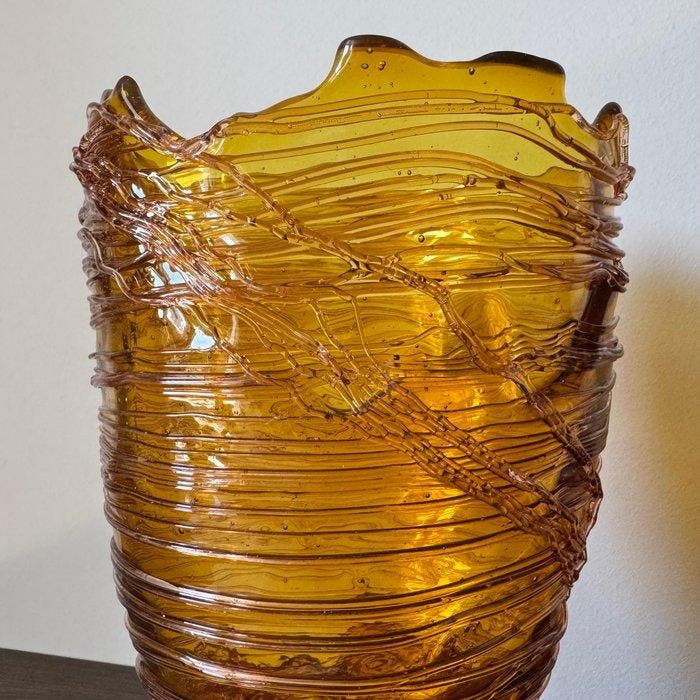 Fish Design - Gaetano Pesce - Vaas - SPAGHETTI - harsen, Antiek en Kunst, Antiek | Meubels | Stoelen en Sofa's