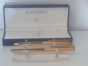 Waterman - Directeur Général en métal plaqué or , plume en, Nieuw