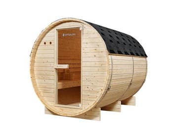 Veiling - Barrelsauna Spitsbergen - Incl. saunakachel - Ø 1, Sport en Fitness, Nieuw