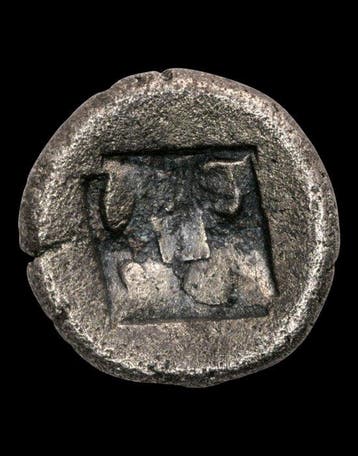 Indonesië. 24 krisnalas (Silver) ND (1293-1524) Majapahit, Postzegels en Munten, Munten | Azië