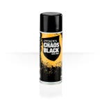 Chaos Black Spray 400 ML (Warhammer Nieuw)  LET OP! Alleen, Ophalen of Verzenden, Nieuw