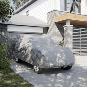 vidaXL Autohoes voor SUV M nonwoven stof volledig grijs, Verzenden, Nieuw