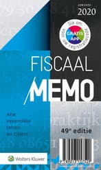 Fiscaal Memo januari 2020 9789013157529, Boeken, Verzenden, Zo goed als nieuw, Wolters Kluwer Nederland B.V.