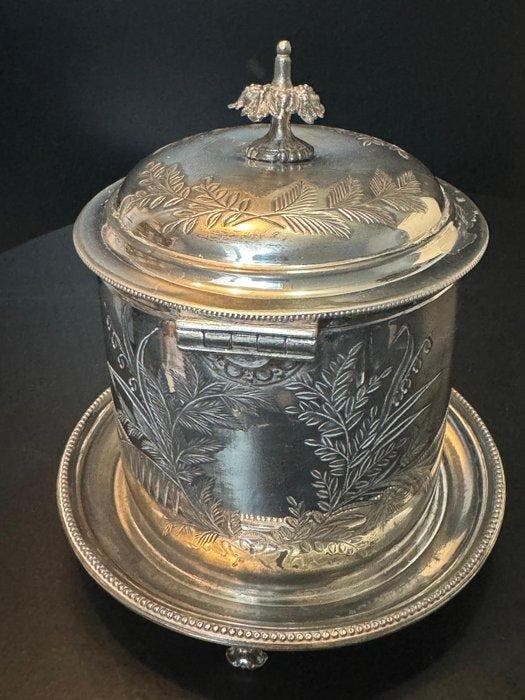 Koektrommel - Verzilverd, Antiek en Kunst, Curiosa en Brocante