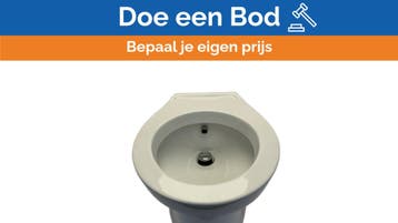 Bieden: Jabsco Deluxe Flush Bidet 17 Inch Marine - Floor Mo, Ophalen of Verzenden