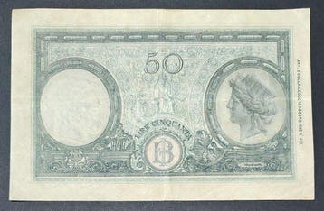Italië. 50 Lire 08/10/1943 (Zonder minimumprijs), Timbres & Monnaies