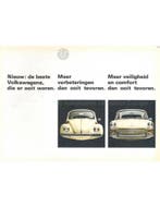 1967 VOLKSWAGEN PROGRAMMA BROCHURE NEDERLANDS, Nieuw