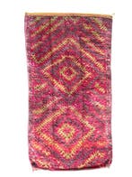 Grand tapis berbère en laine vintage du Maroc, Talsint -