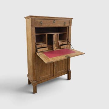 Secrétaire - Eik - Antieke houten secretaire