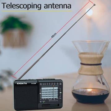 D-328 Draagbare Noodradio - Herlaadbaar 500mAh Batterij - AM, Verzenden, Nieuw