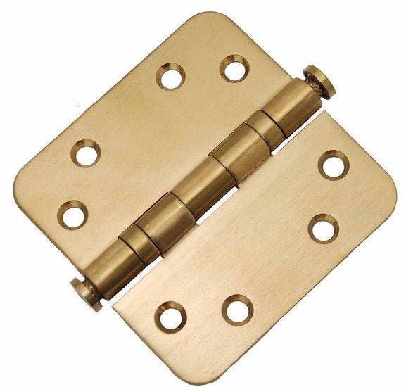 Kogellagerscharnier 8989 mm ronde hoek PVD mat goud, Bricolage & Construction, Serrurerie de bâtiment & Dispositif de fermeture
