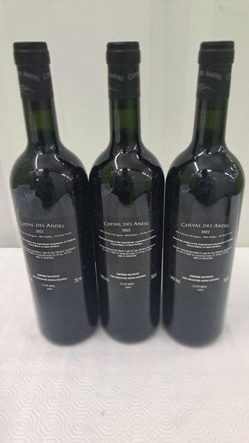 2022 Cheval des Andes - Mendoza - 3 Flessen (0.75 liter), Nieuw