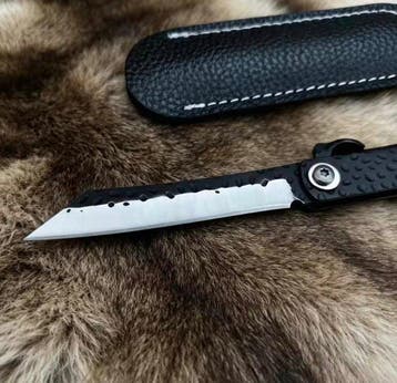 Higonokami Nashiji Tactical Black – Acciaio SK3