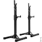 tectake Haltersteun Lange halters - zwart, Sport en Fitness, Fitnessmaterialen, Verzenden, Nieuw