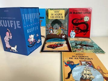 Kuifje - Blauwe box - De Avonturen van Kuifje - 8 Albums +, Nieuw