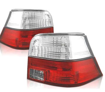 FEUX ARRIÈRE VOLKSWAGEN VW GOLF 4 HATCHBACK 97-03 ROUGE BLAN, Auto-onderdelen, Verlichting, Verzenden, Nieuw