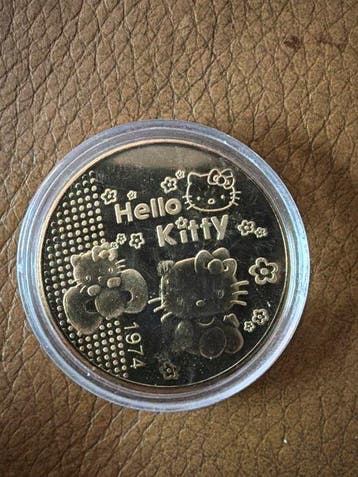 Monde. Medal Hello Kitty - Colorized - 15g (Sans prix de