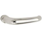 Deurklink Halfsabel glans nikkel, Nieuw