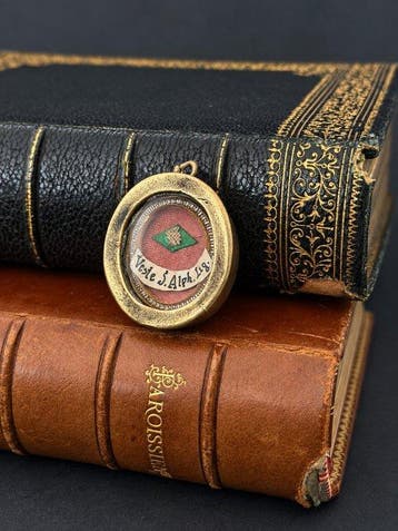 Reliekhouder - Legering - 1850-1900 - Zeldzaam Reliekhouder