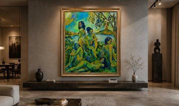 Dian Petrv - The Maidens of the Lake XXL, Antiek en Kunst